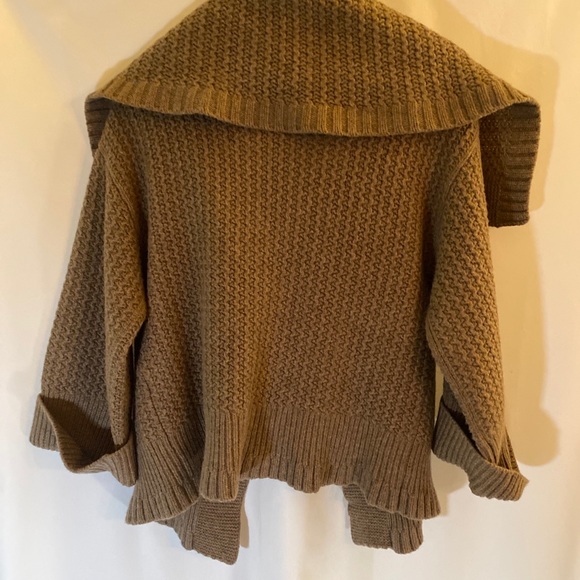 Ralph Lauren Blue Label, Chunky, Light Brown Tie Sweater, Size S - Picture 4 of 12